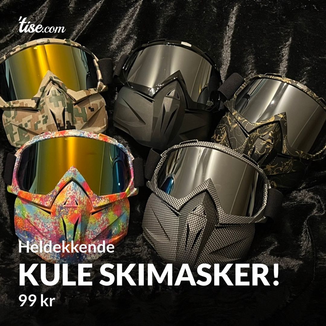 Kule skimasker!