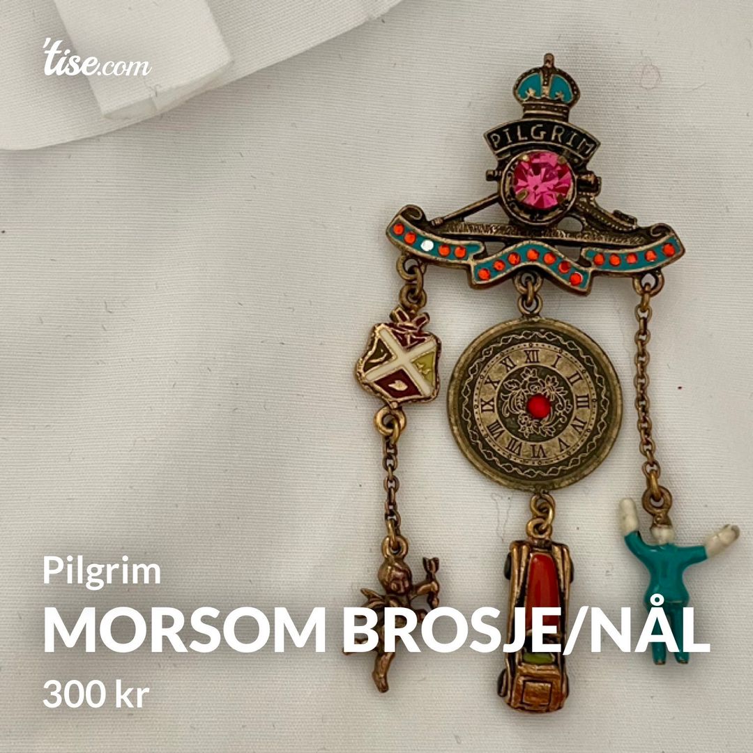 Morsom brosje/nål