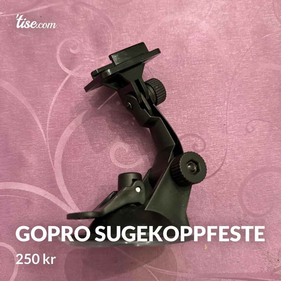 Gopro sugekoppfeste