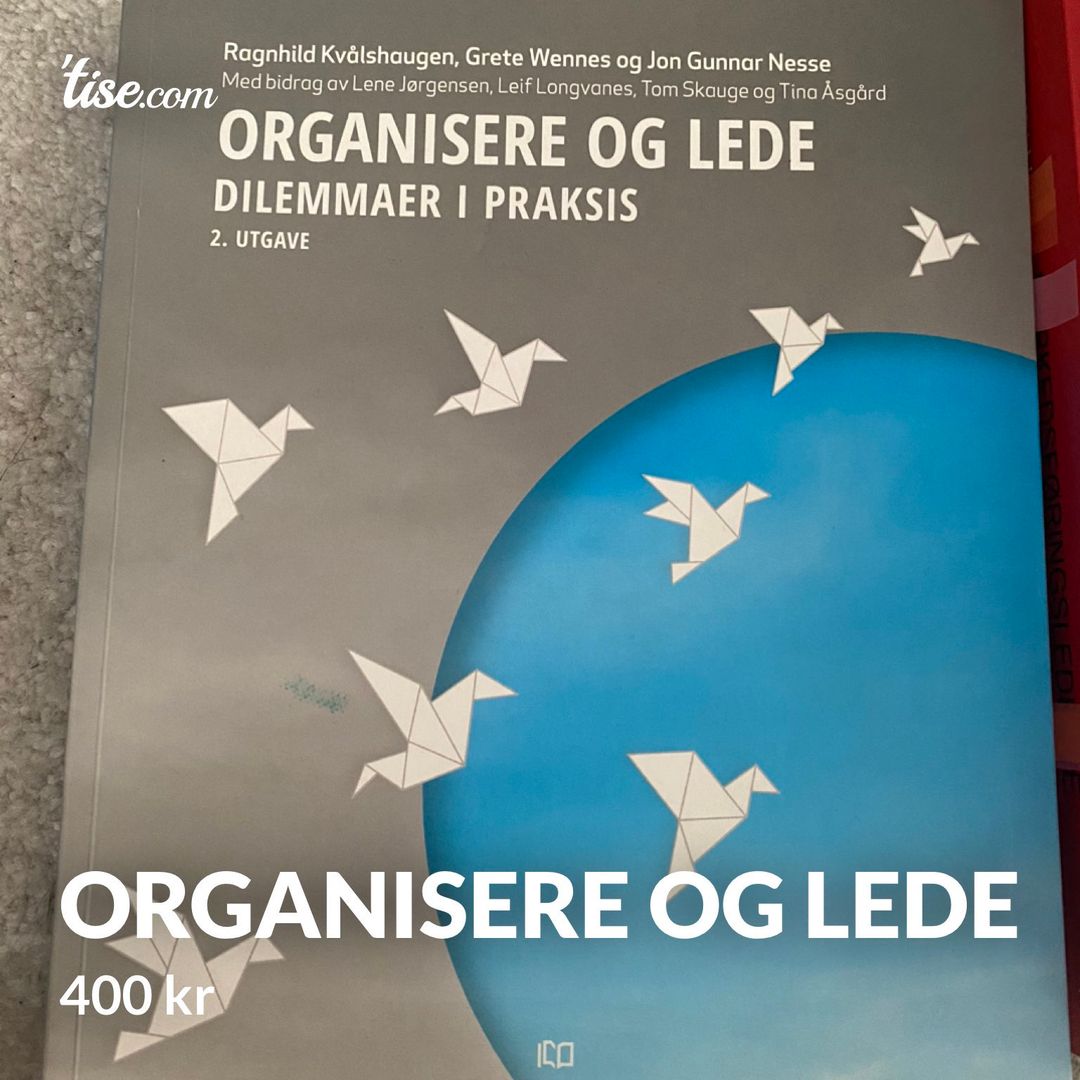 Organisere og lede