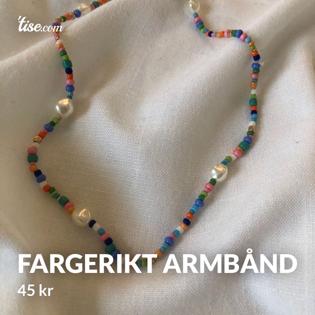 Fargerikt armbånd