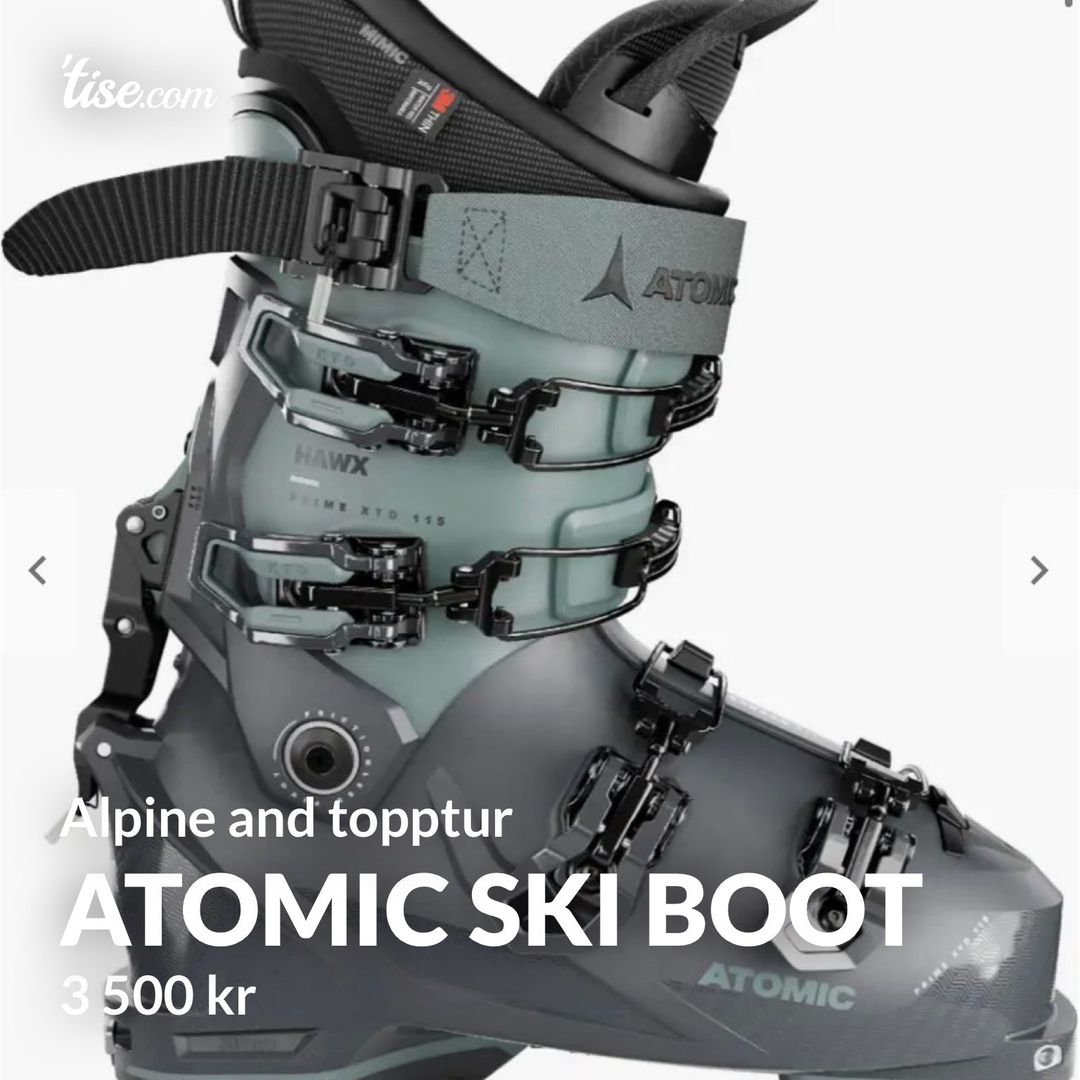 Atomic ski boot