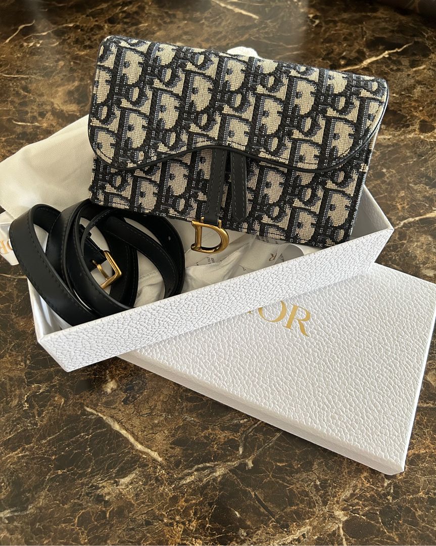 Dior saddle bag