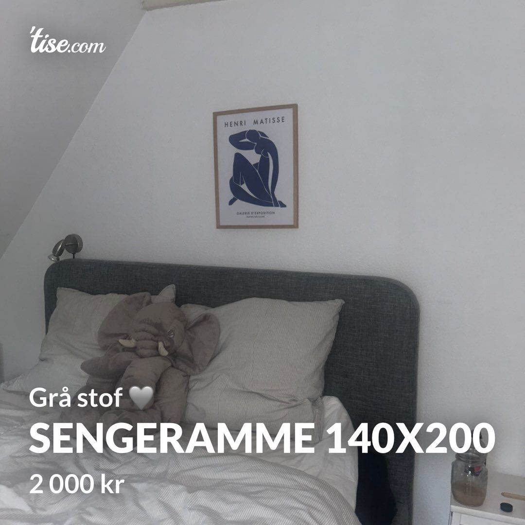 Sengeramme 140x200