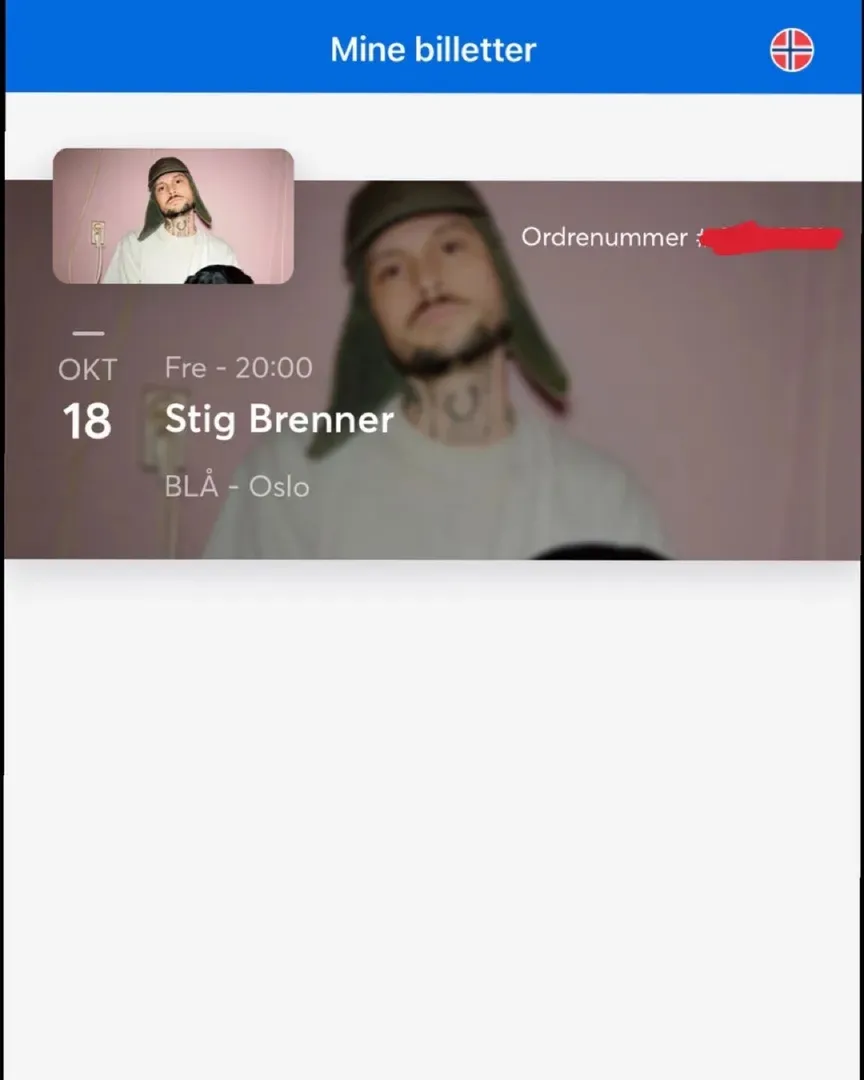 Stig brenner BLÅ