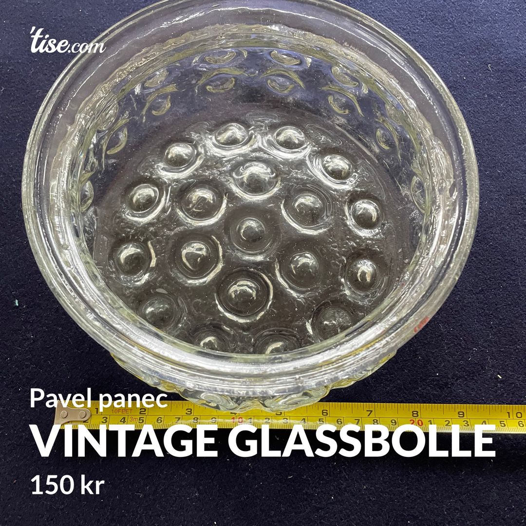 Vintage glassbolle