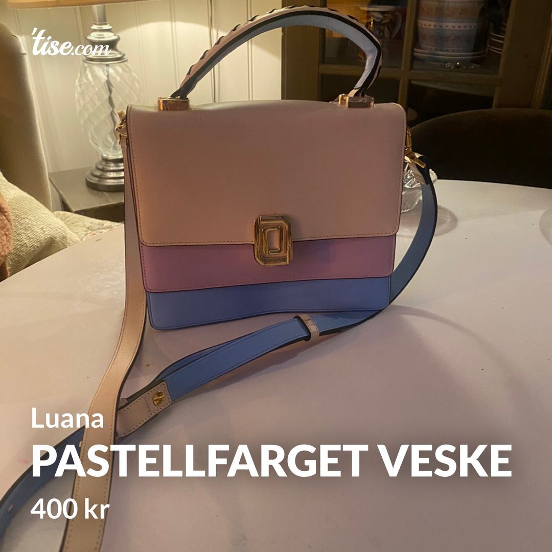 Pastellfarget veske