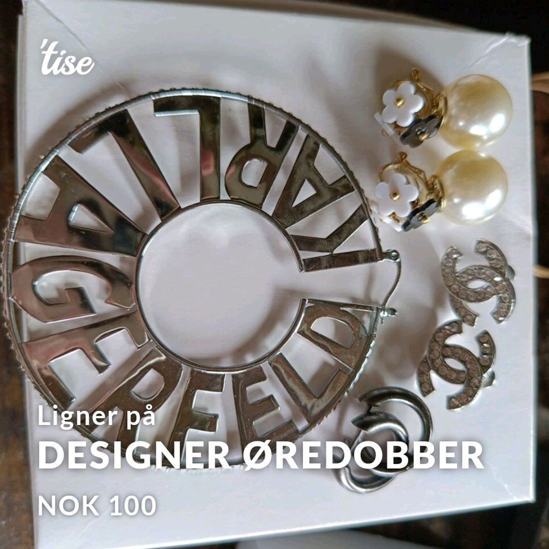 Designer Øredobber