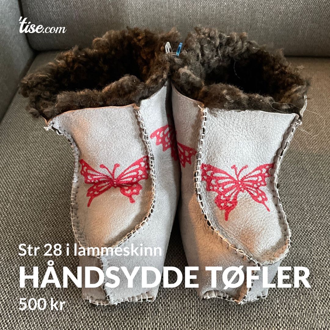 Håndsydde tøfler