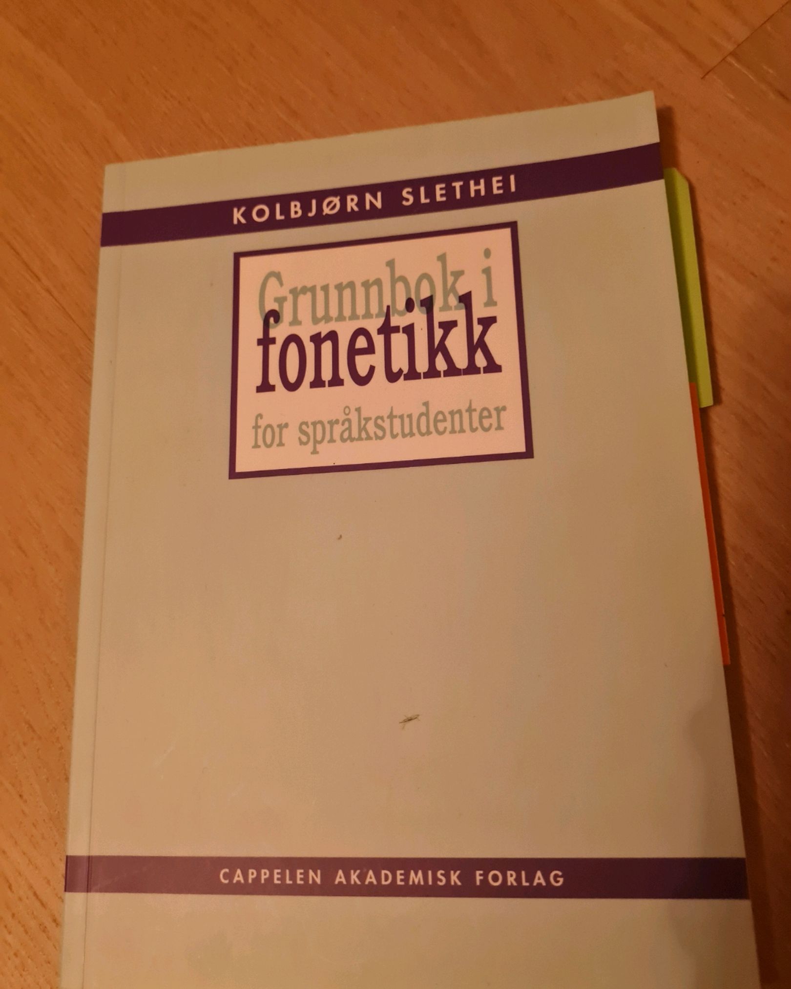 Grunnbok I Fonetikk