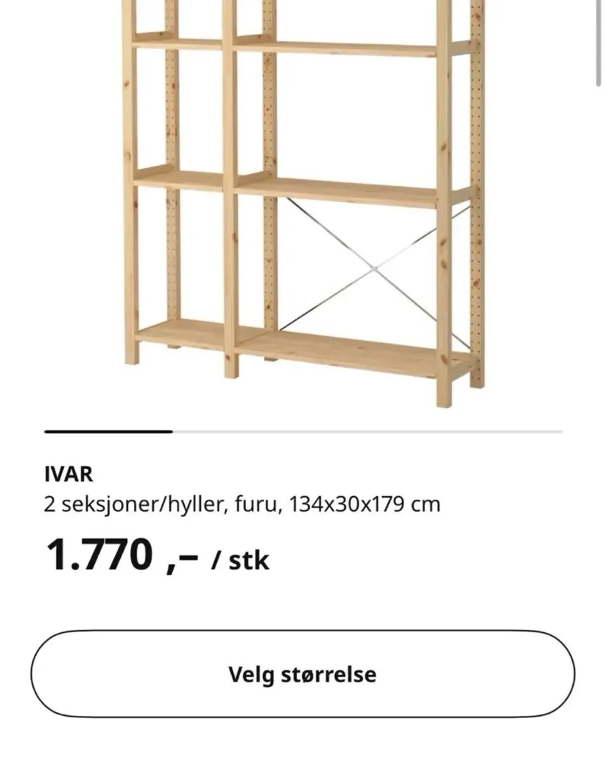 Ivar hylle ikea