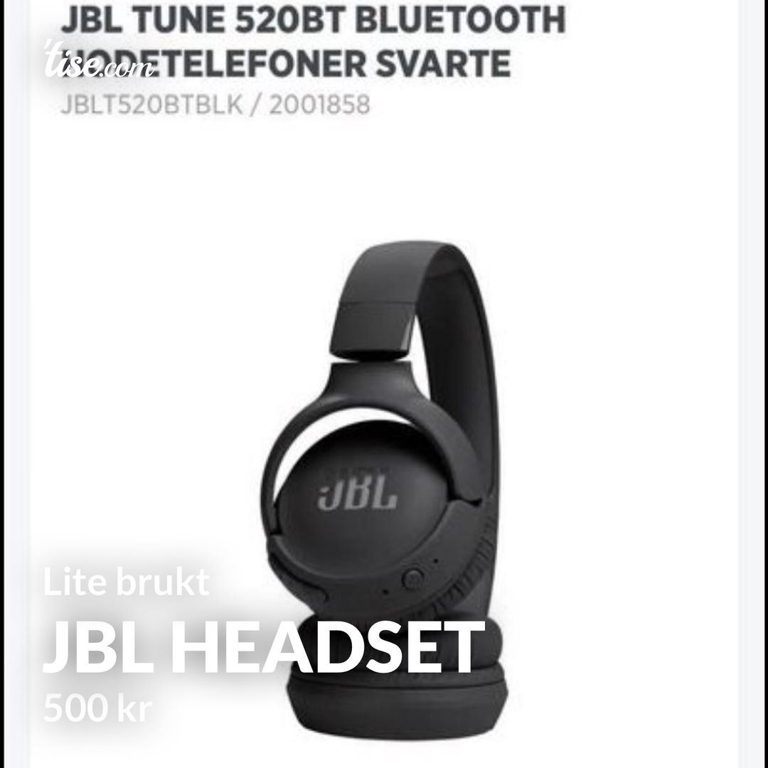 JBL headset