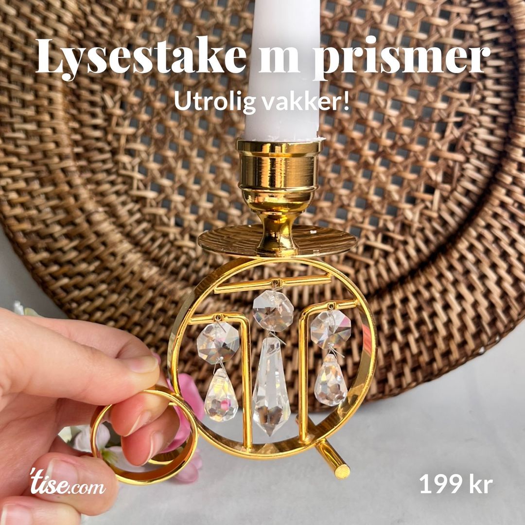 Lysestake m prismer