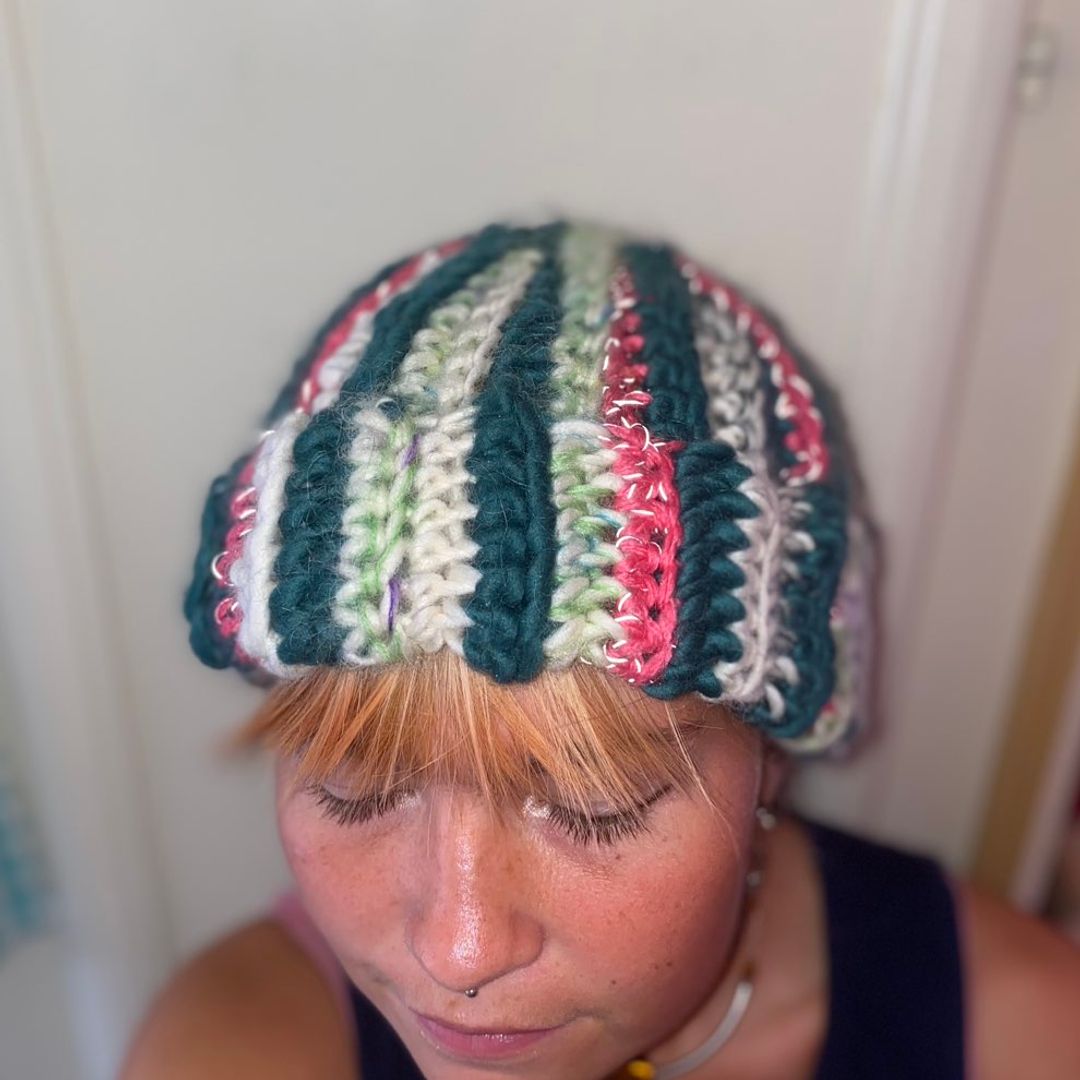 Heklet beanie