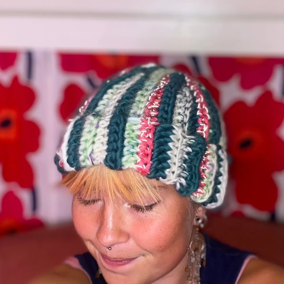 Heklet beanie