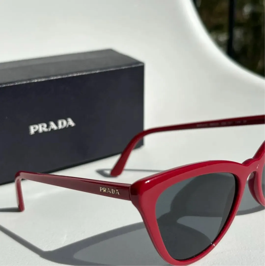 Prada solbriller rød