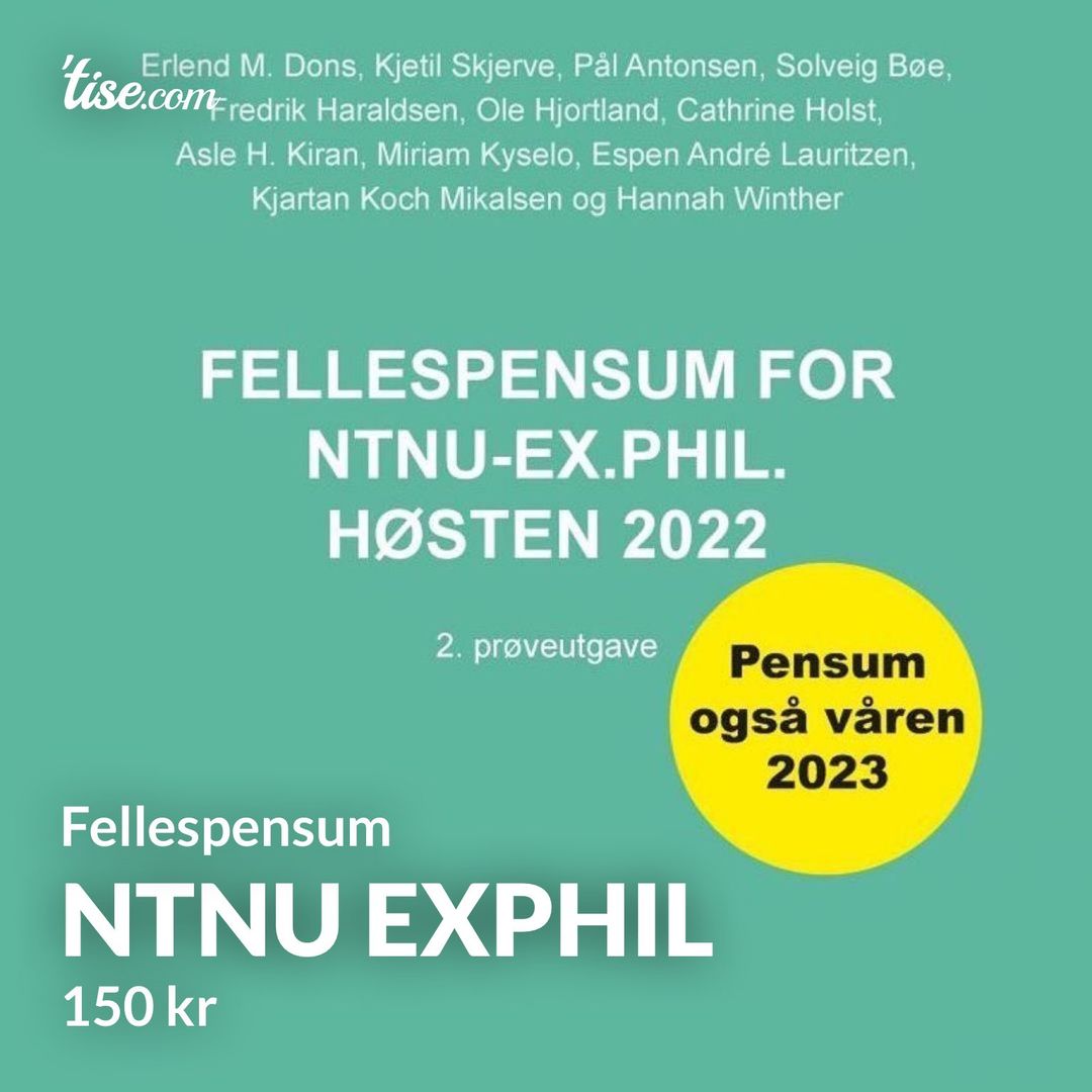 NTNU EXPHIL