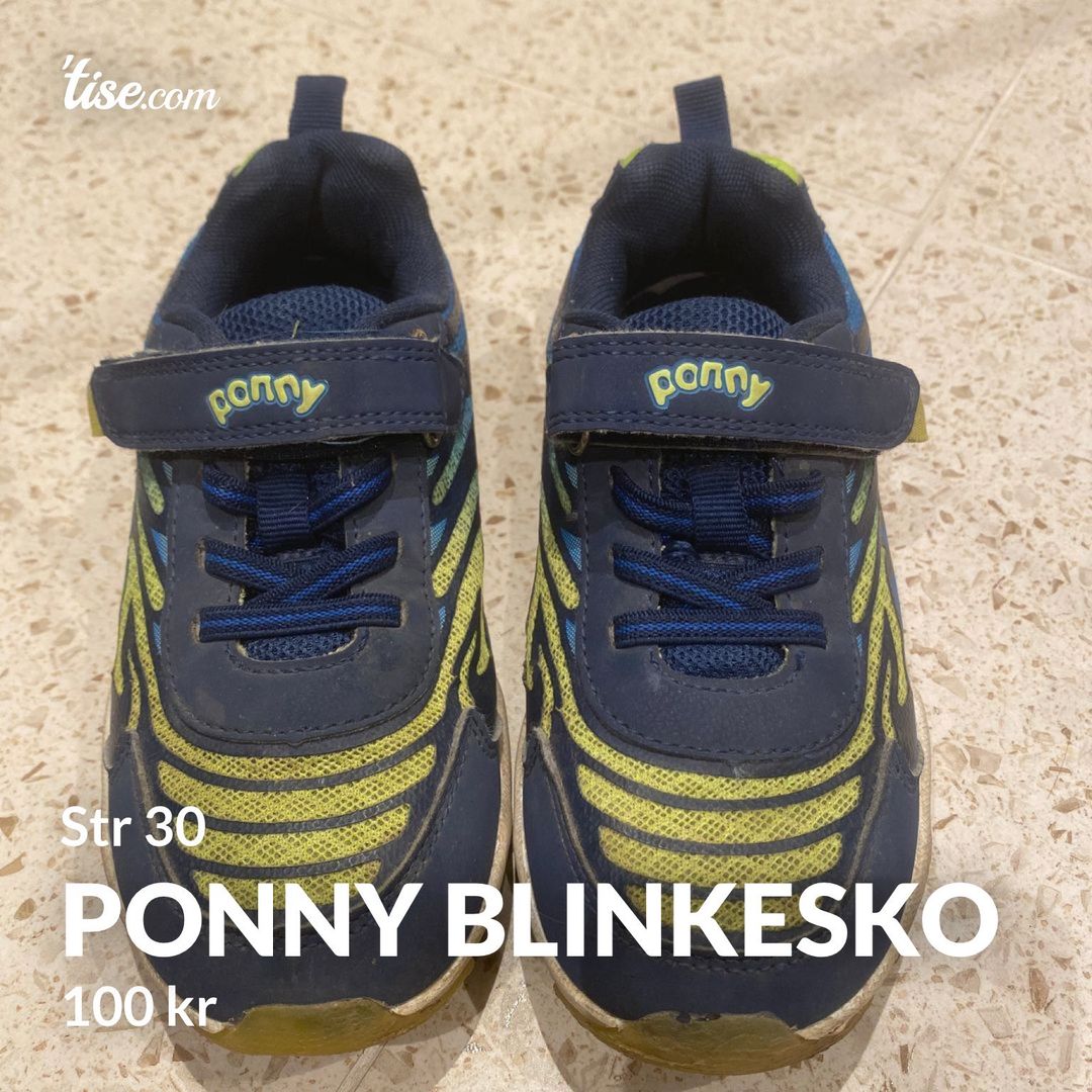 Ponny blinkesko