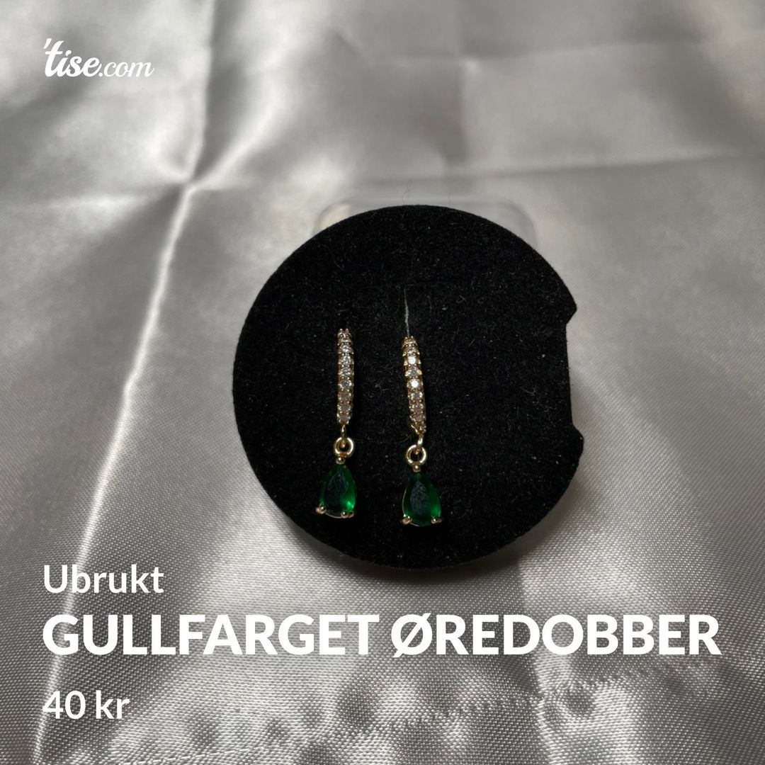 GULLFARGET ØREDOBBER