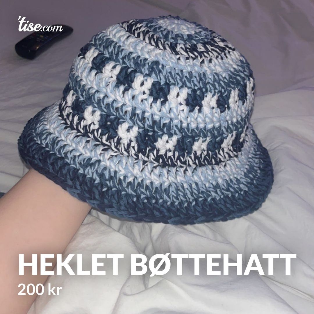 Heklet bøttehatt