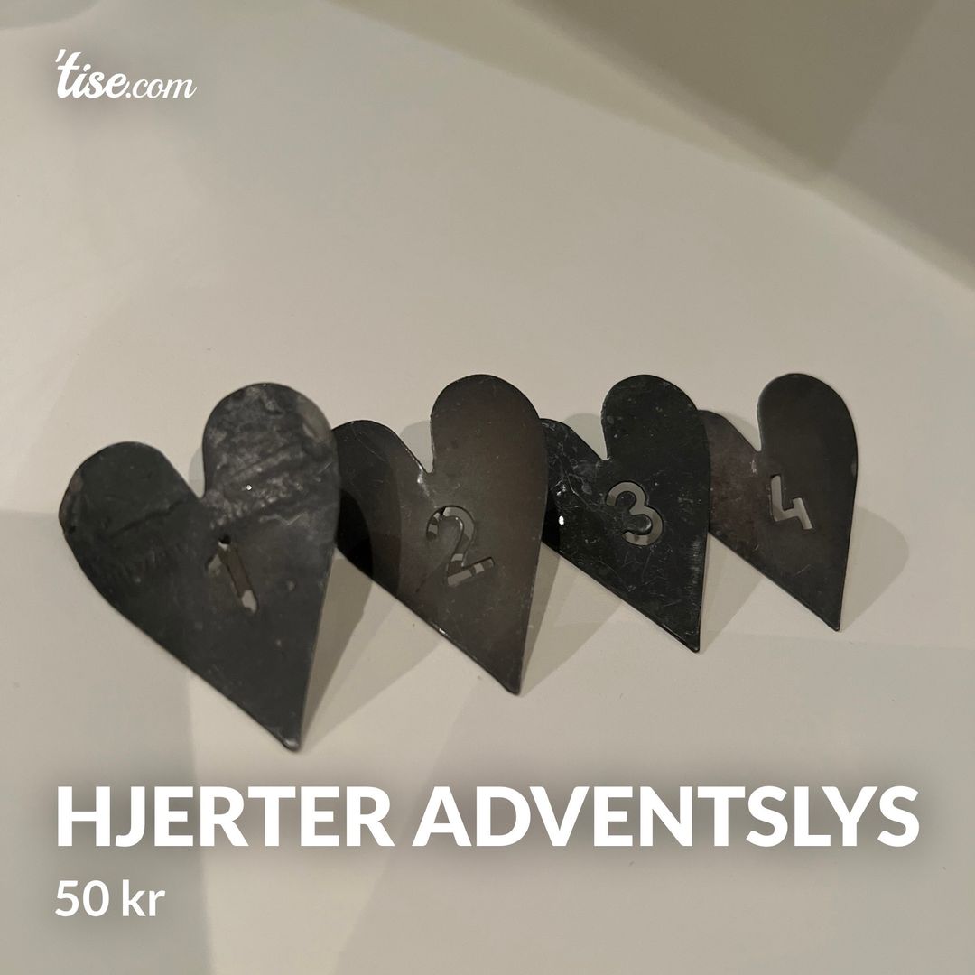 Hjerter adventslys