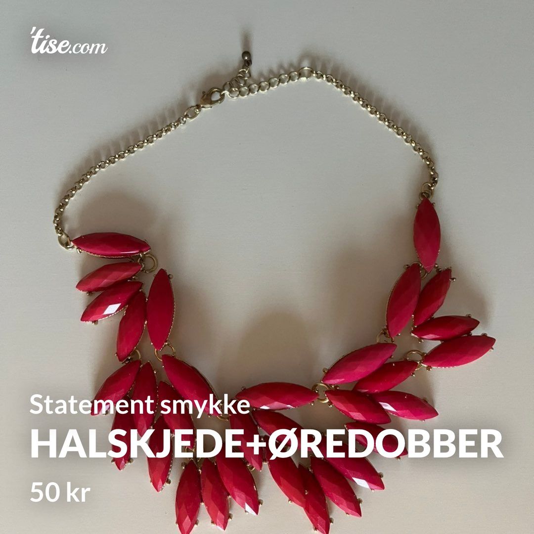 Halskjede+øredobber