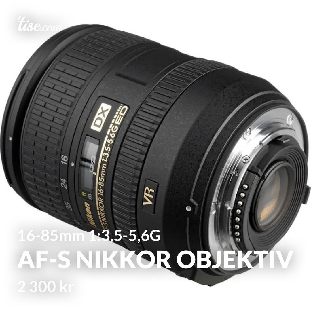 AF-S NIKKOR objektiv