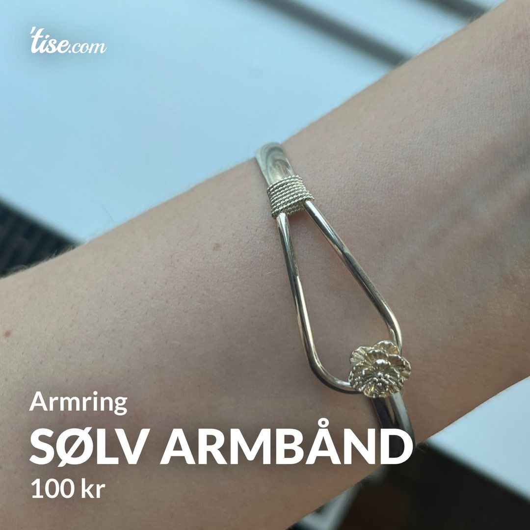 Sølv armbånd