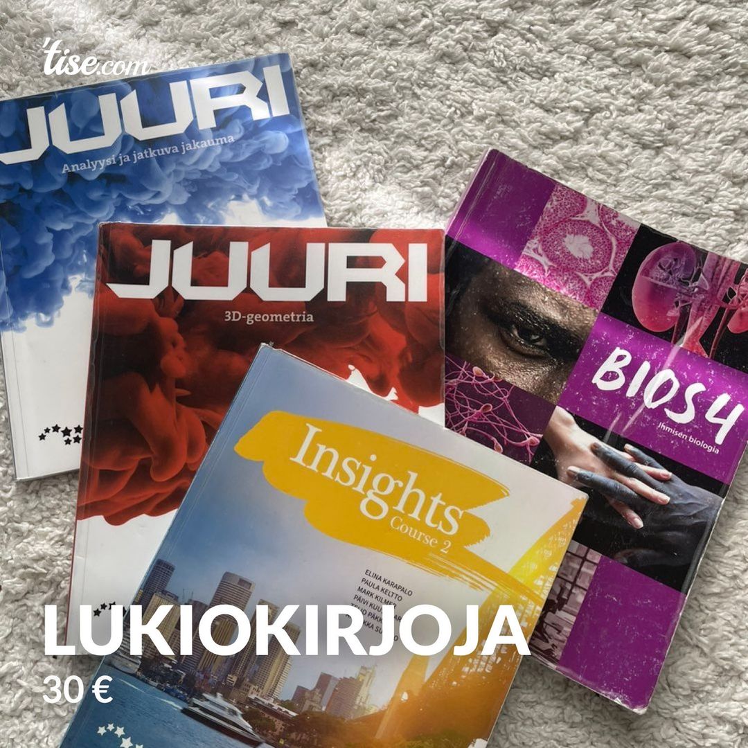 Lukiokirjoja