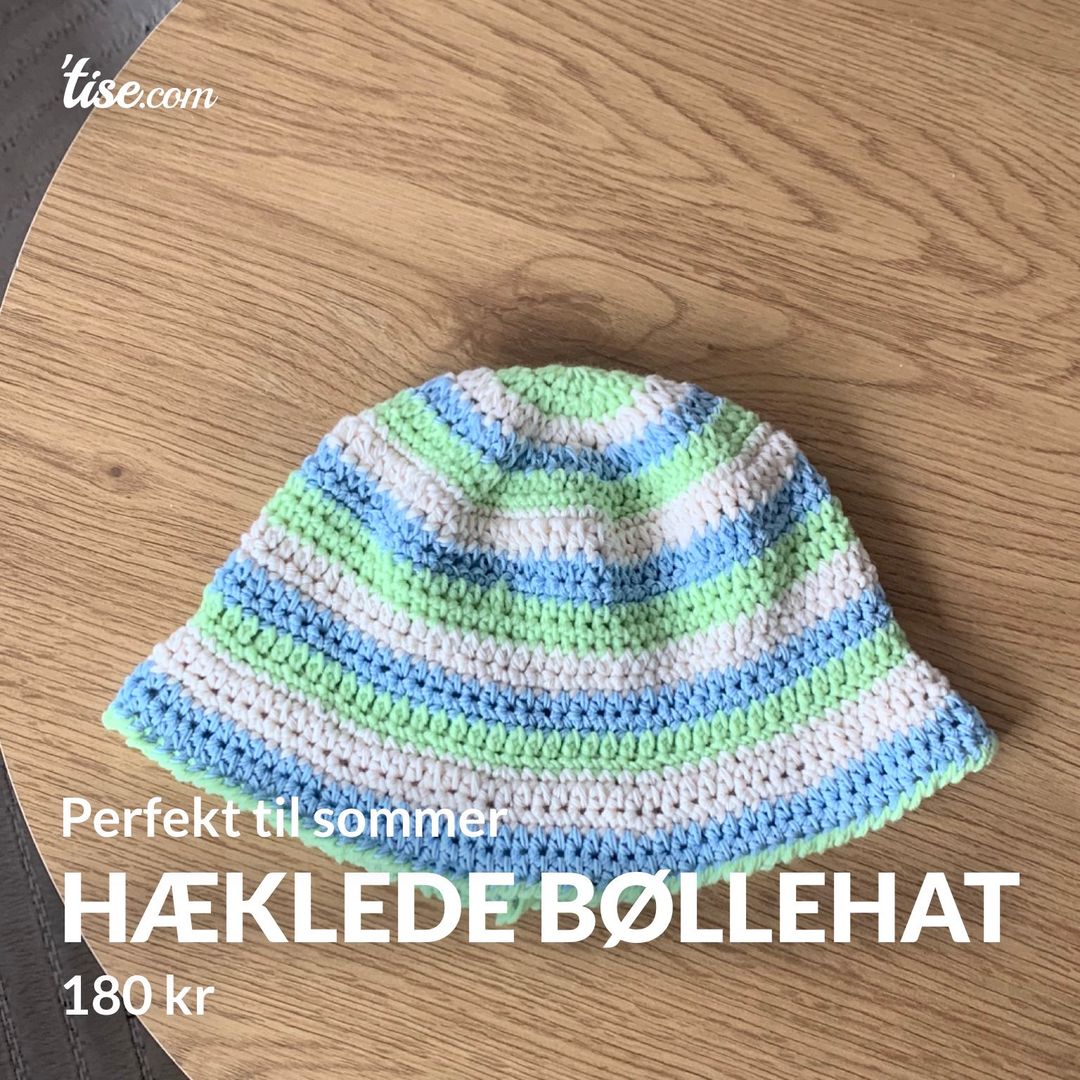 Hæklede bøllehat