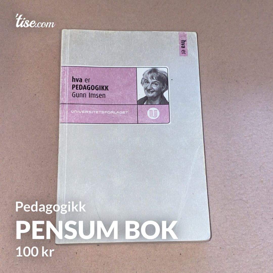 Pensum bok