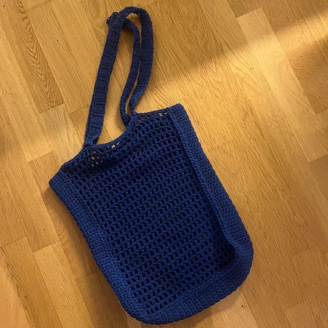 Heklet tote bag