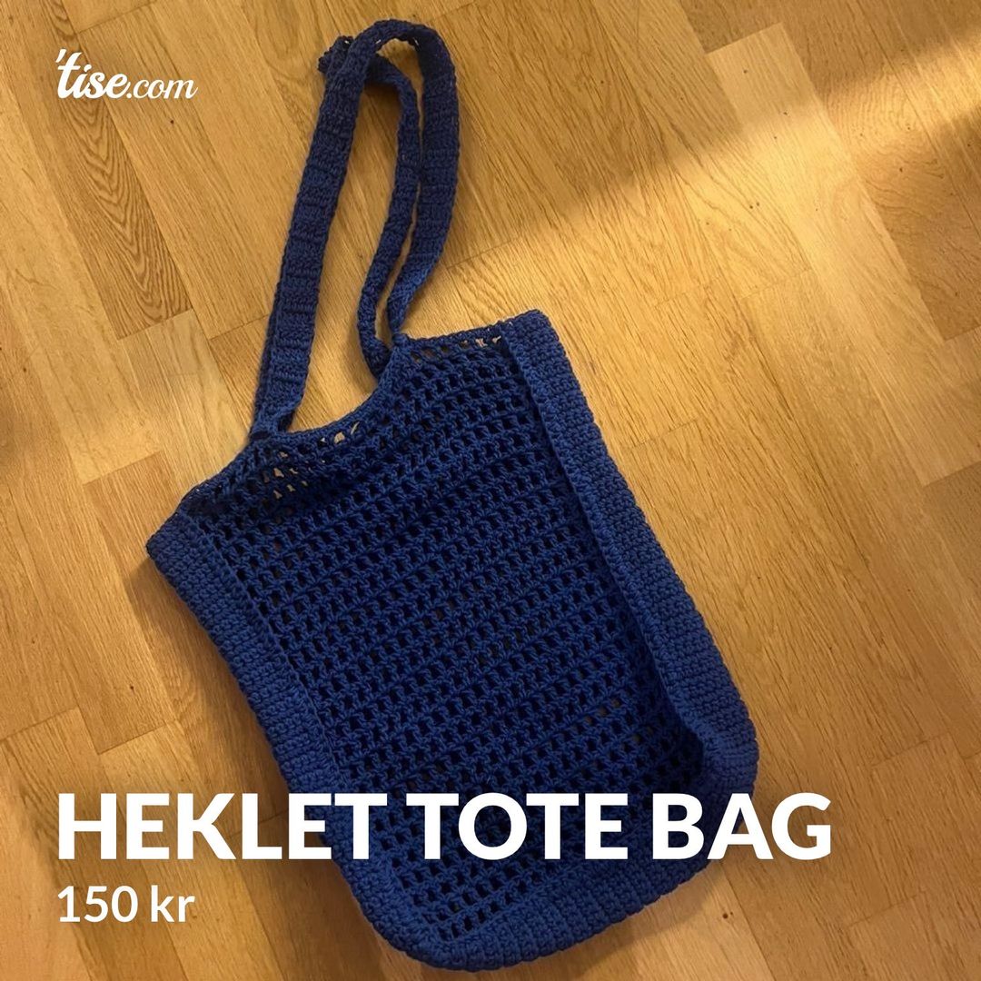 Heklet tote bag