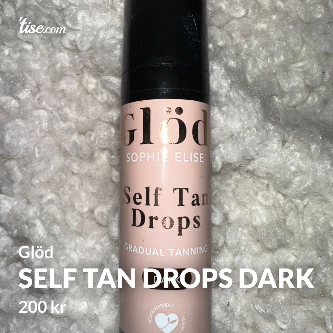 Self tan drops dark