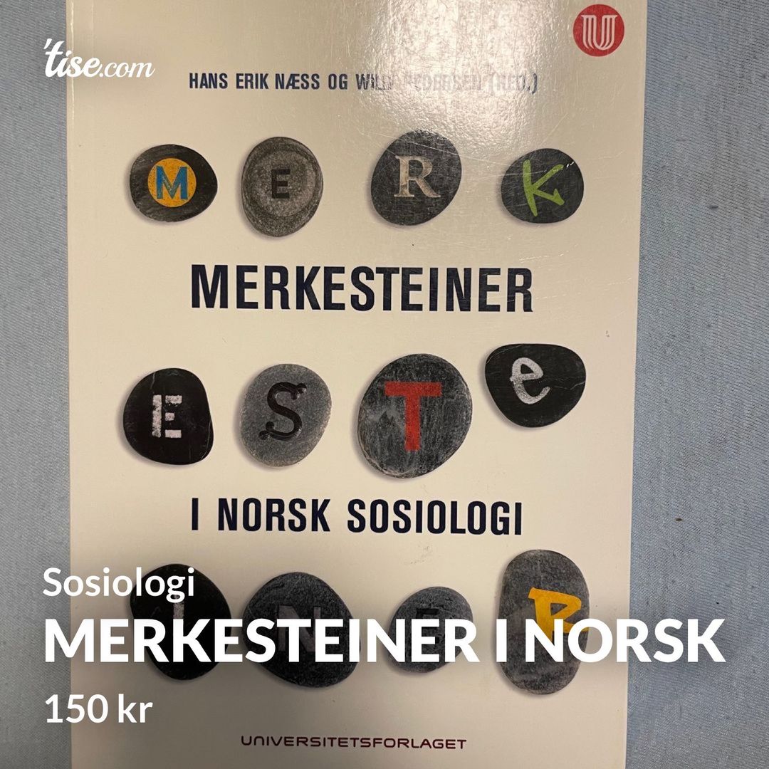 Merkesteiner i norsk