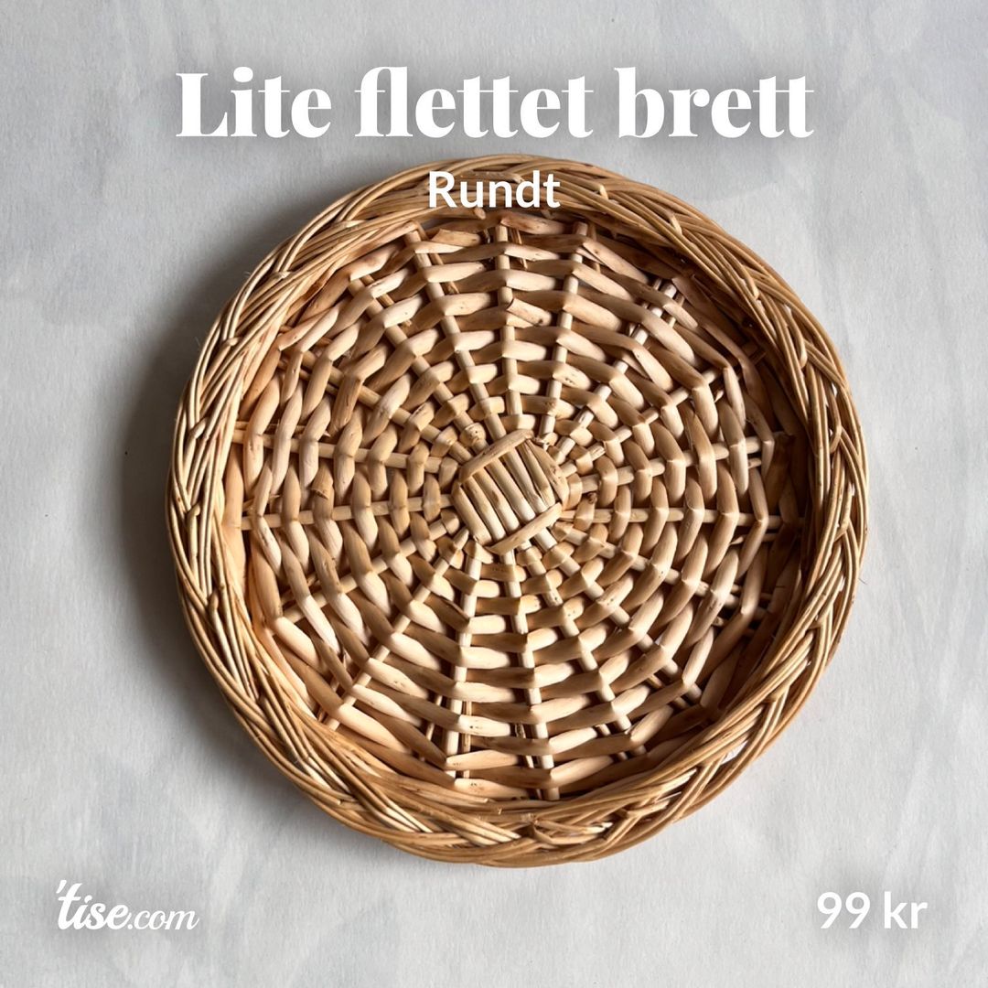 Lite flettet brett