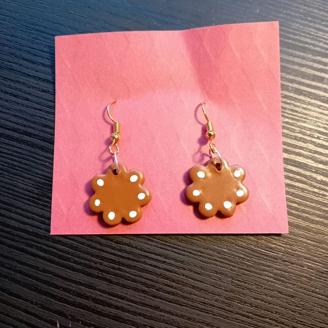 Gingerbread Earrings