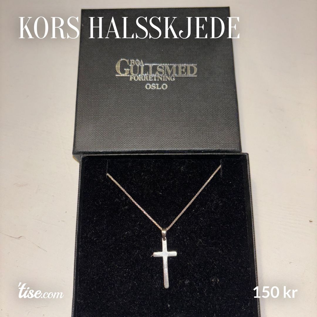 Kors halsskjede