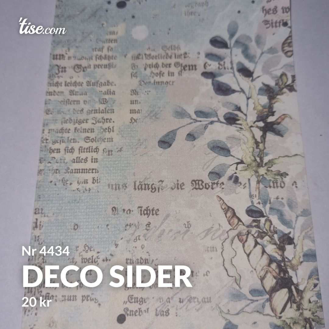 Deco Sider