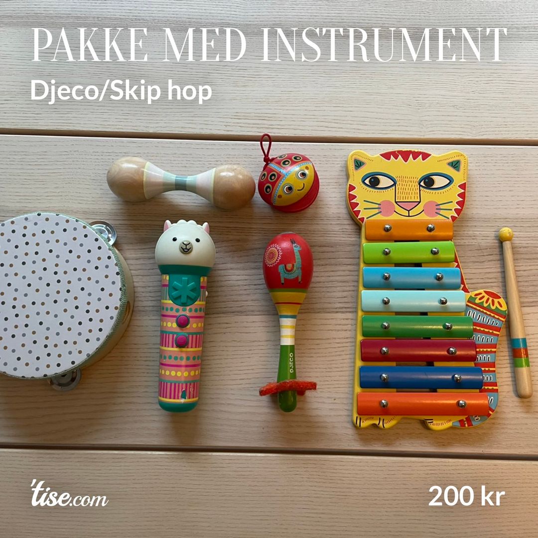 Pakke med instrument