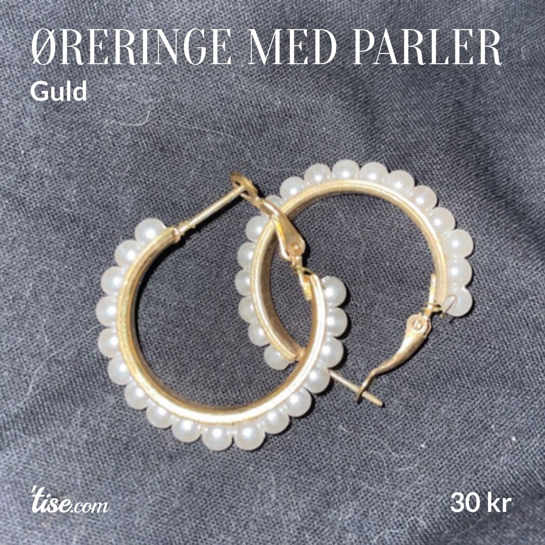 Øreringe med parler