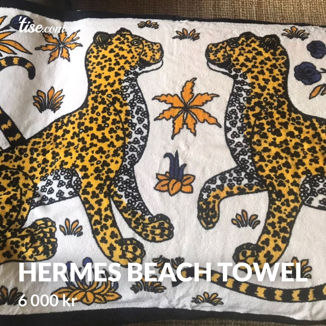 Hermes beach towel