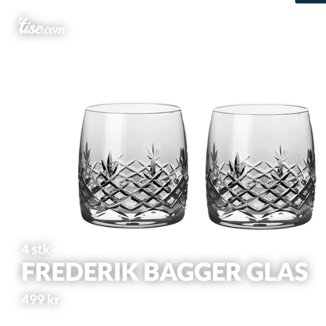 Frederik Bagger glas