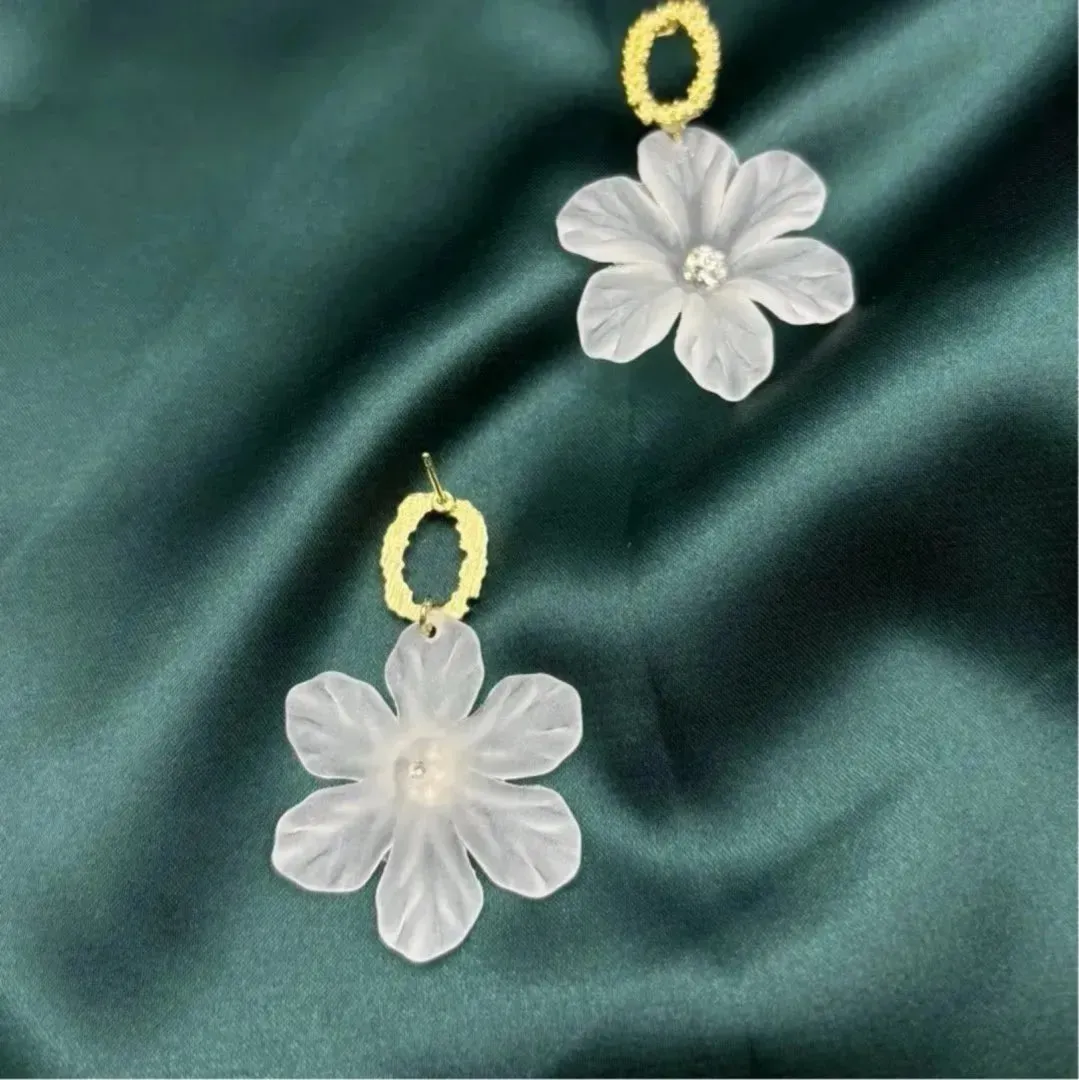 Flower earrings