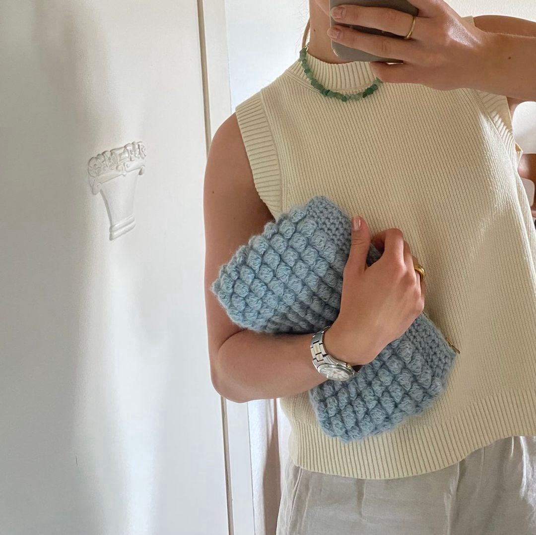 Hæklet clutch