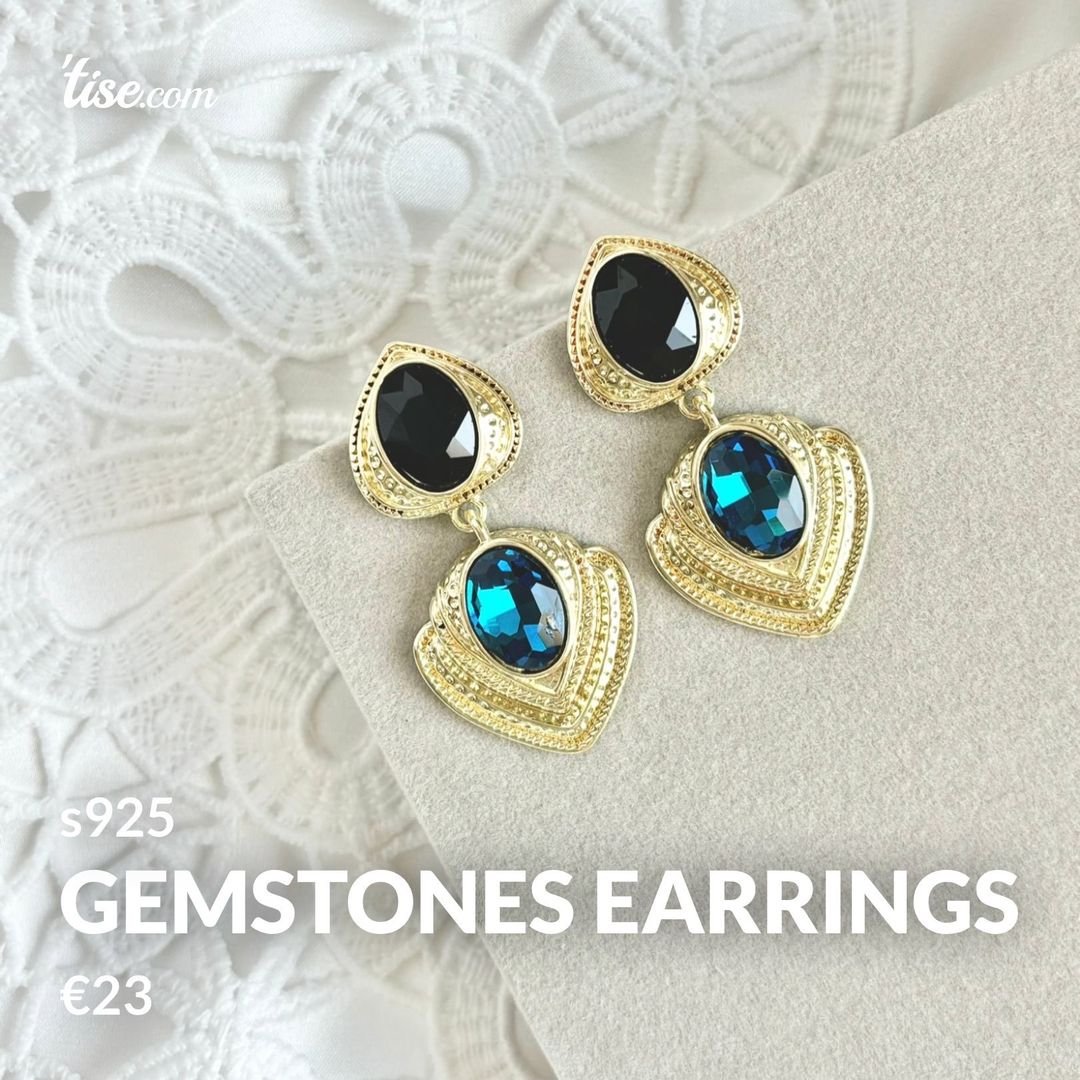 Gemstones earrings