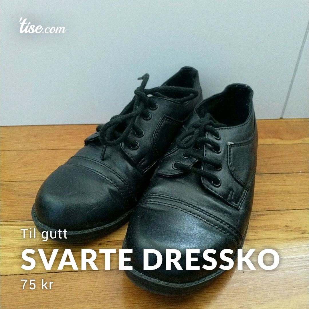 Svarte dressko