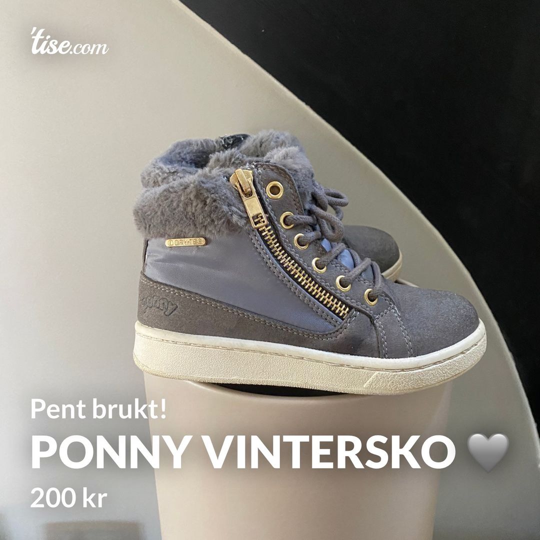 Ponny vintersko 🩶