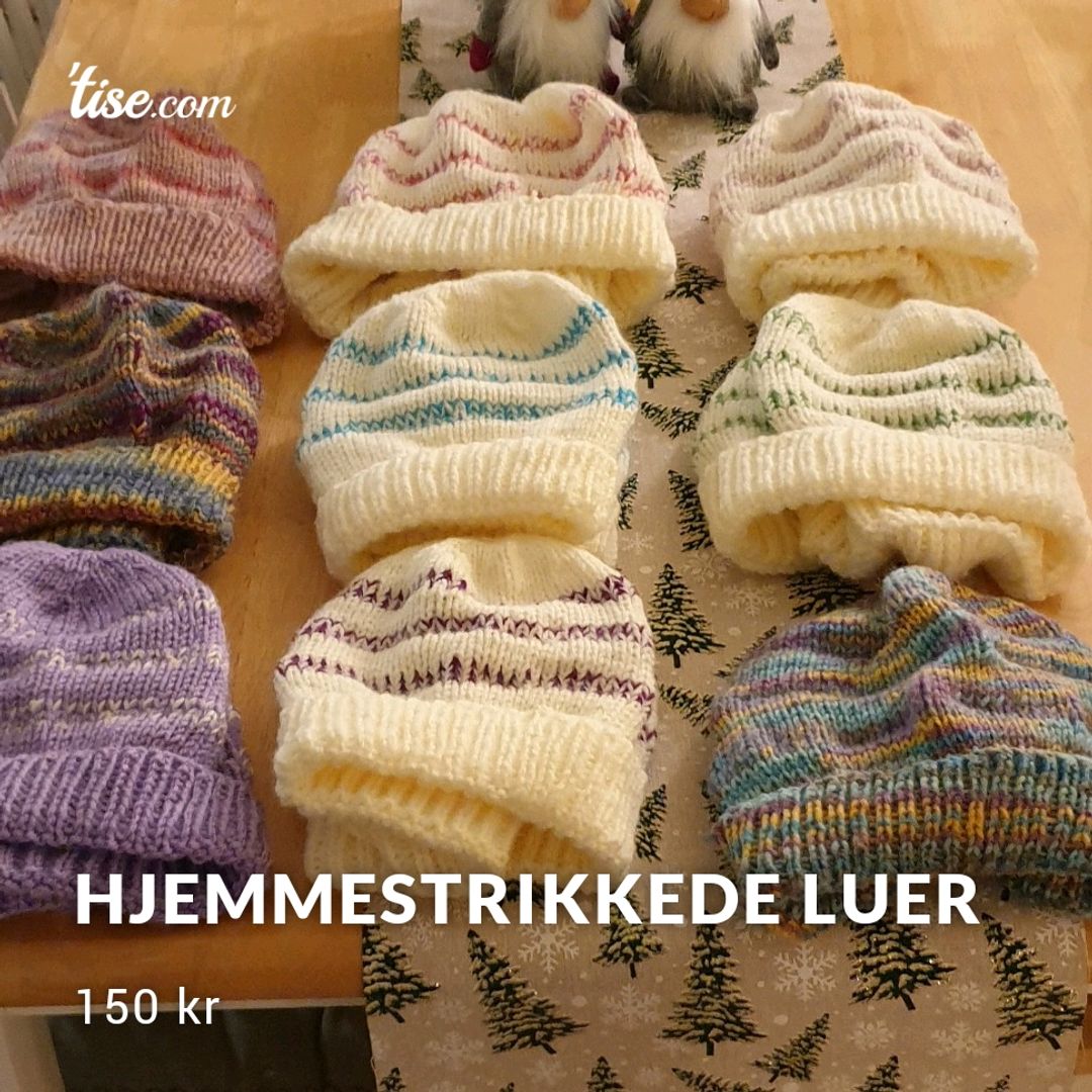 Hjemmestrikkede luer