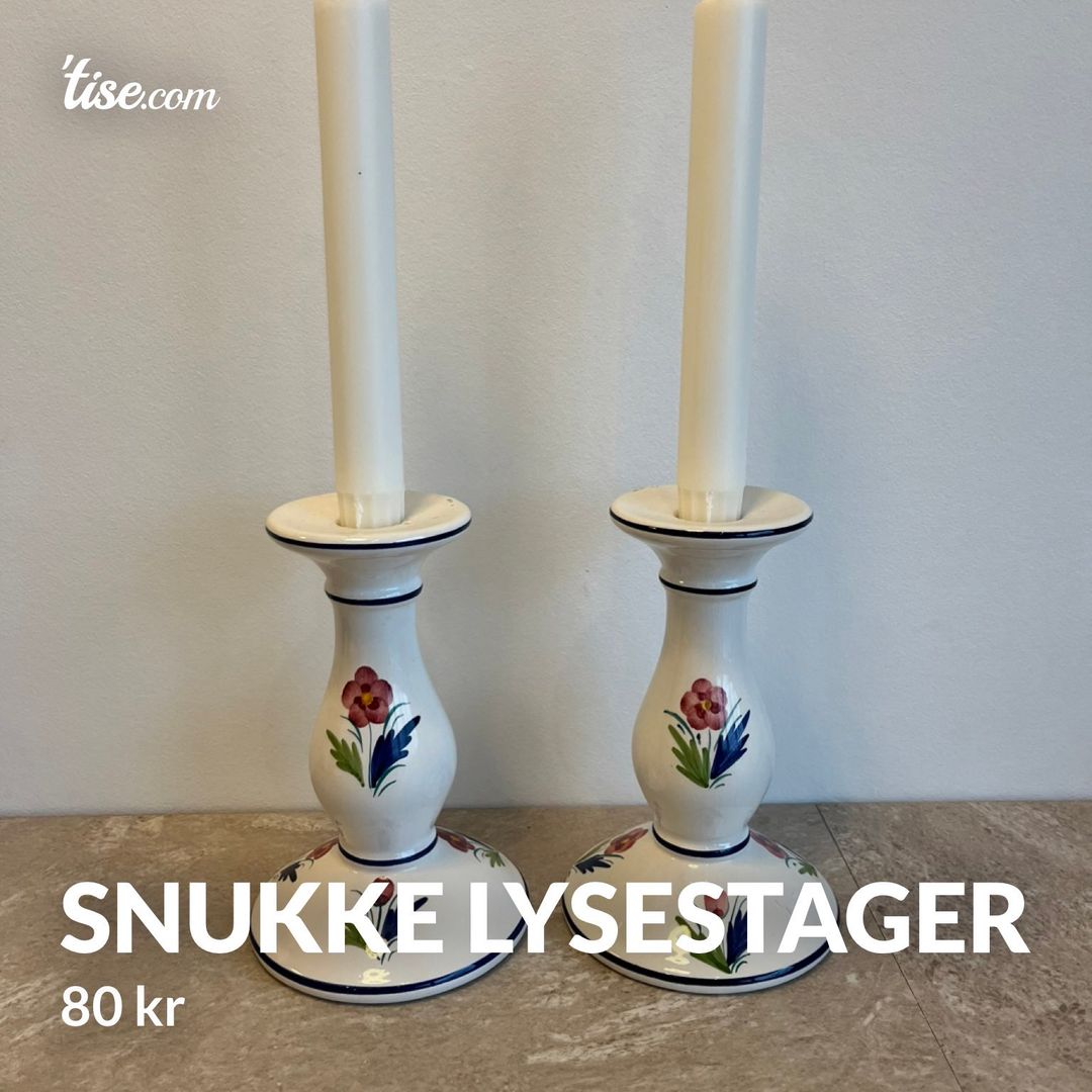 Snukke lysestager